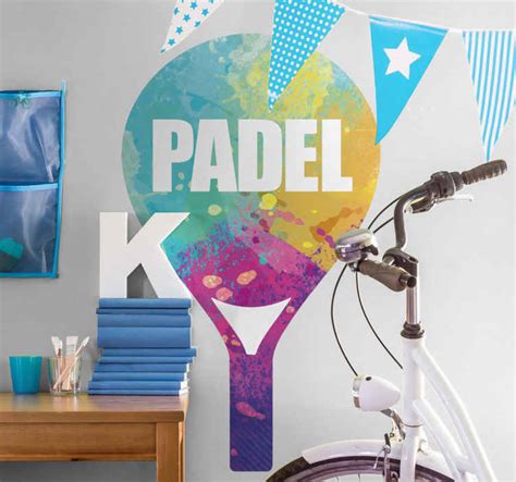 Padel racket wall decor - TenStickers