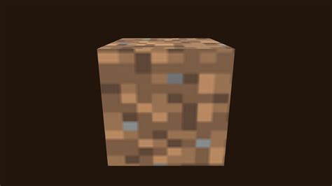 Minecraft Dirt Block With Textures - Download Free 3D model by ...