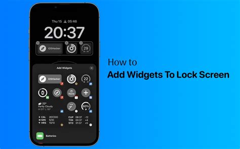 How To Add Widgets To iPhone's Lock Screen - iOS Hacker