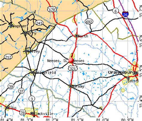 Neeses, South Carolina (SC 29107) profile: population, maps, real ...