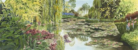 Monet’s Waterlily Pond III (Print) - Artist Christchurch New Zealand