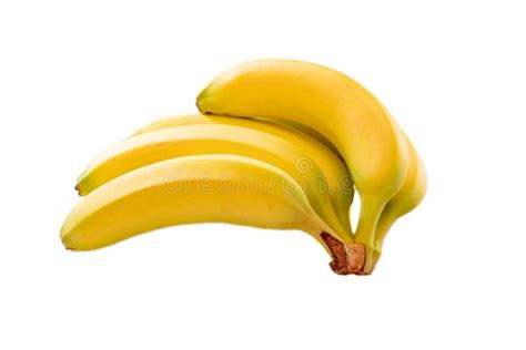 Banana Bunch Isolated on a White Background Stock Image - Image of banana, isolated: 248045541