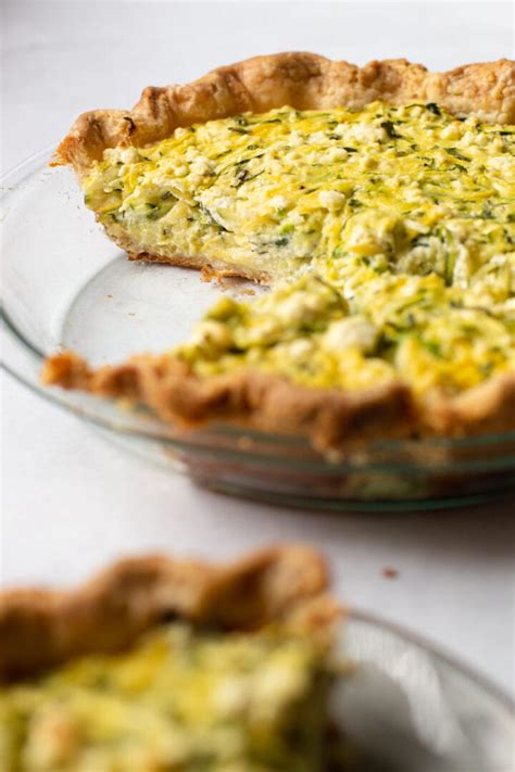 Zucchini Pie with Goat Cheese and Herbs - Everyday Pie