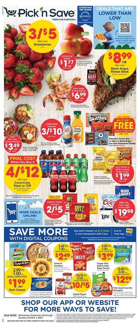 Pick 'n Save Weekly Ad Sep 28 – Oct 04, 2022