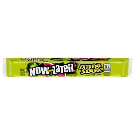 Now and Later Extreme Sour Assortment Bar, 2.44 oz - Kroger