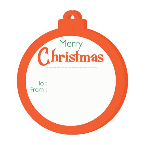 5 Best Large Printable Christmas Gift Tags PDF for Free at Printablee