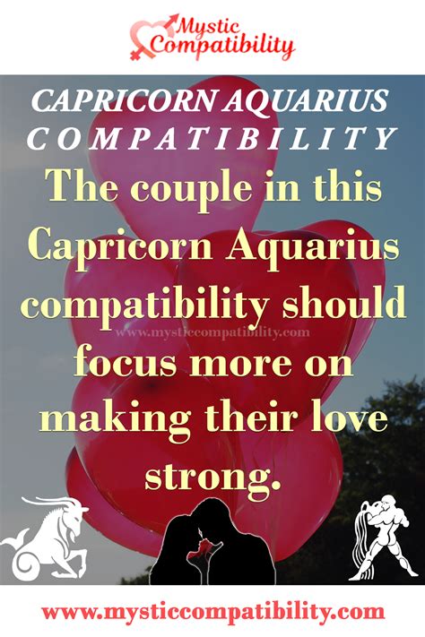 Capricorn aquarius compatibility – Artofit