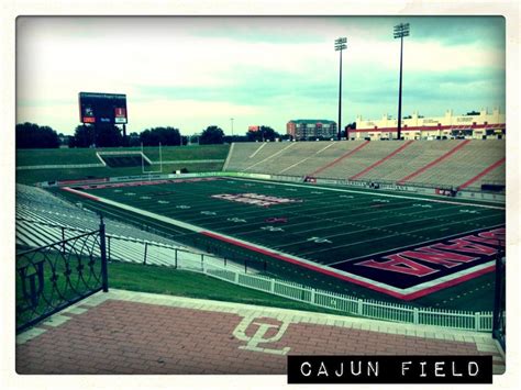 Cajun Field, home of the Louisiana Ragin' Cajuns. | Football stadiums, Field, Stadium