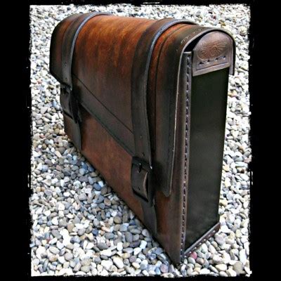 Saddlebag Vintage Dark Leather - DHCustom