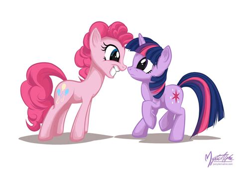 Twilight Sparkle + Pinkie Pie by mysticalpha on DeviantArt