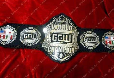 GCW World Championship Title Belt - Etsy