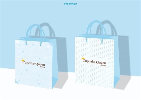 Cupcake Queen Bakery (Logo Designing and Branding) on Behance