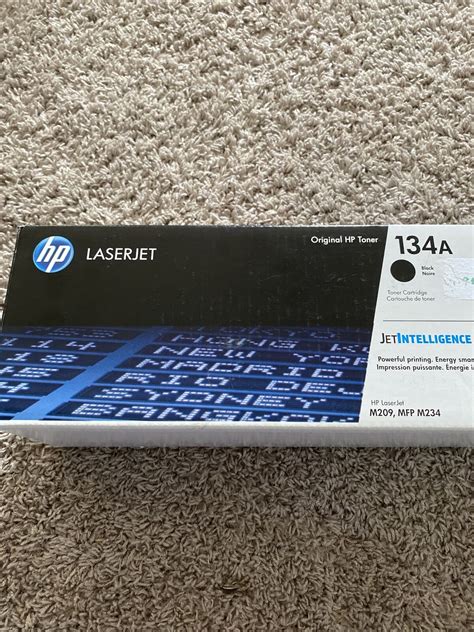 HP 134A Black Original LaserJet Toner Cartridge New Sealed 194850587245 ...