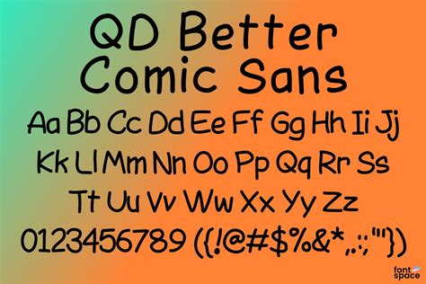 QD Better Comic Sans Font Family (4 styles) by QD Fonts