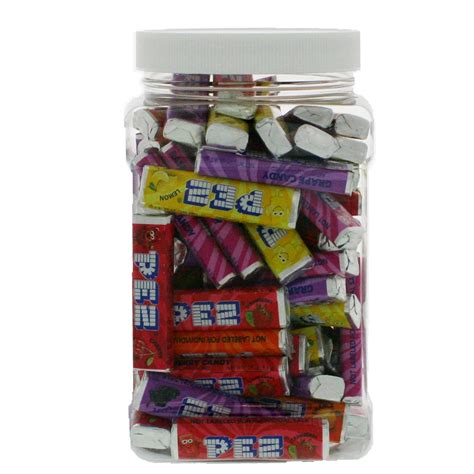 Pez 1.5 Pound Bulk Rolled Pez Candy - Assorted Bulk Pez Rolls in 48 FL ...