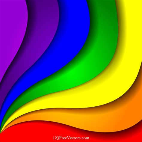 Colorful Rainbow Background Vector Illustration by 123freevectors on DeviantArt