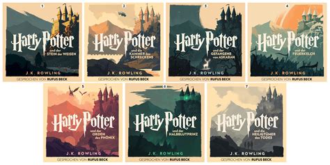 Olly Moss artwork revealed for the German Harry Potter audiobook series | Pottermore Publishing