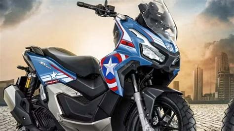 Honda ADV 160cc Scooter Iron Man, Captain America Edition - Debuts