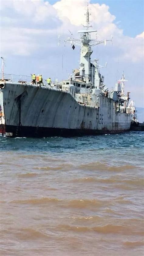 Remembering Royal Navy Frigate HMS Plymouth and her historic role on Falklands Liberation Day ...