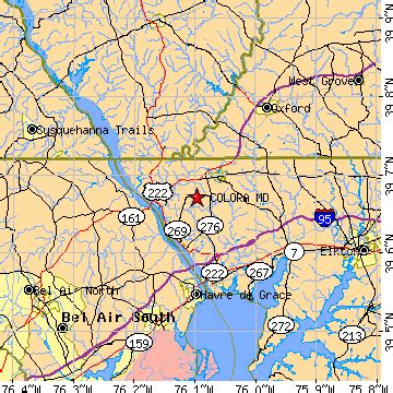 Colora, Maryland (MD) ~ population data, races, housing & economy