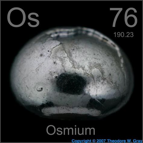 76 Osmium Os – Periodic Table by Mister Molato