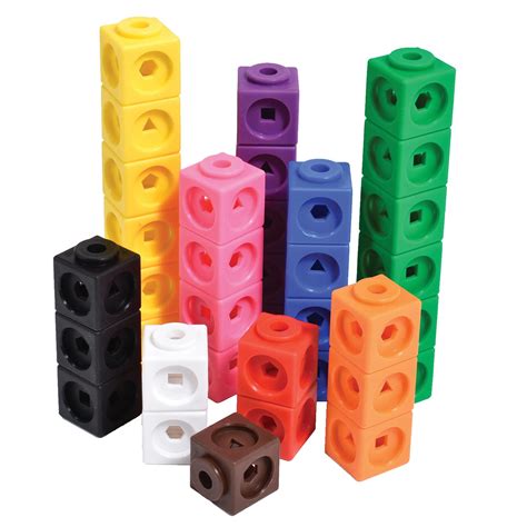 Buy edxeducation Math Cubes - Set of 100 - Math Manipulatives - Classroom Learning Supplies ...