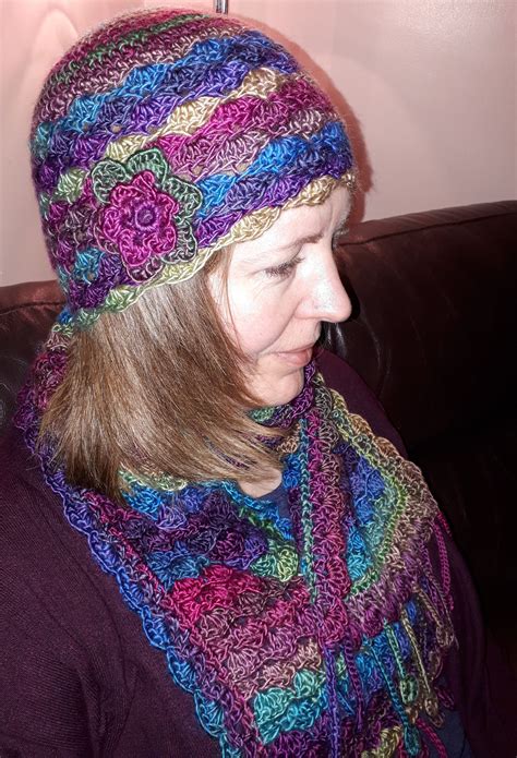 Rainbow Ripple Scarf Crochet PATTERN - Etsy