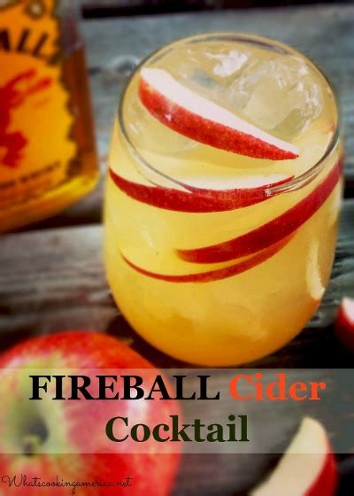 Fireball Cider Cocktail Recipes, Whats Cooking America