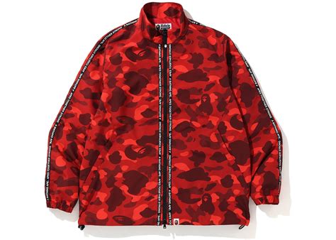 BAPE Color Camo Zip Jacket Red - FW19 Herren - DE