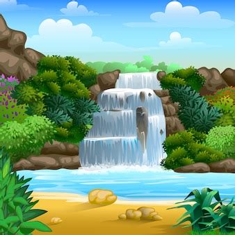 Free Waterfall Background Vectors, 500+ Images in AI, EPS format