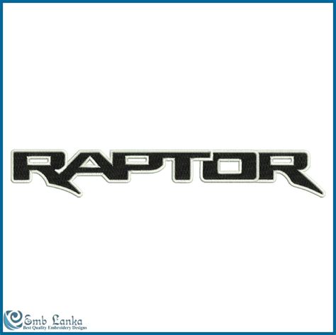 Ford Raptor Logo 2 Embroidery Design - Emblanka