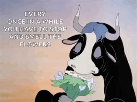 Stop And Smell Cartoon GIF - StopAndSmell Cartoon Cow - Discover & Share GIFs Cartoon Cow ...