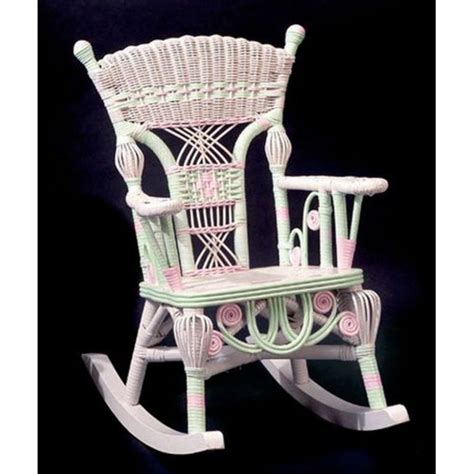 Millie Wicker Child Rocking Chair | Rocking chair, Wicker rocking chair, Wicker furniture