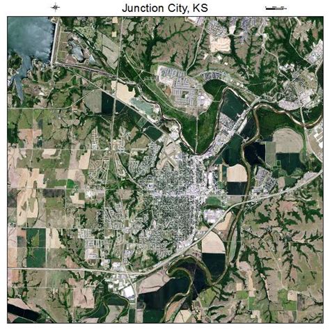Aerial Photography Map of Junction City, KS Kansas
