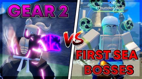 [GPO] Gear 2 VS All First Sea Bosses - YouTube