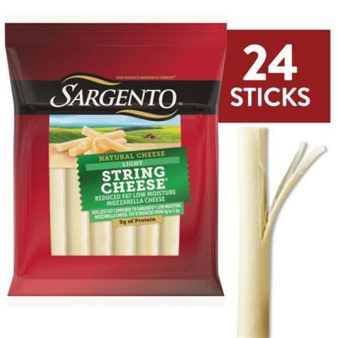 Sargento Light String Cheese Sticks, 24 ct / 18 oz - Harris Teeter