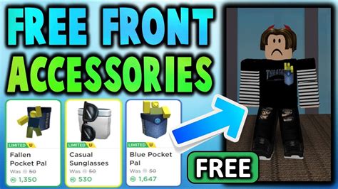 I can't believe these roblox accessories are free! | Doovi