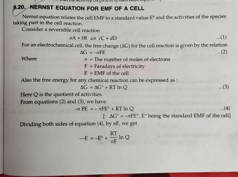 Derive nernst distribution law and write it's application.......................................