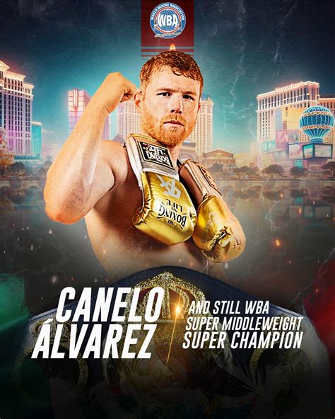 Canelo remains the face of boxing – World Boxing Association