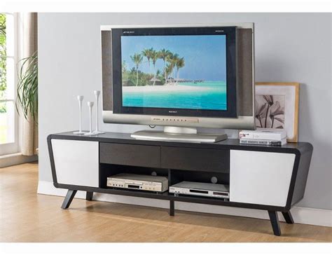 Black and White Tv Stand Inspirational Alexi Black and White Tv Stand | Entertainment center ...