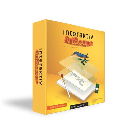 Buy Classmate Interaktiv Artscape Stencil Art Kit - Stencil Kit ...