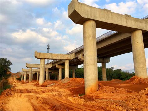 High Way Construction, China Countryside Stock Image - Image of ...