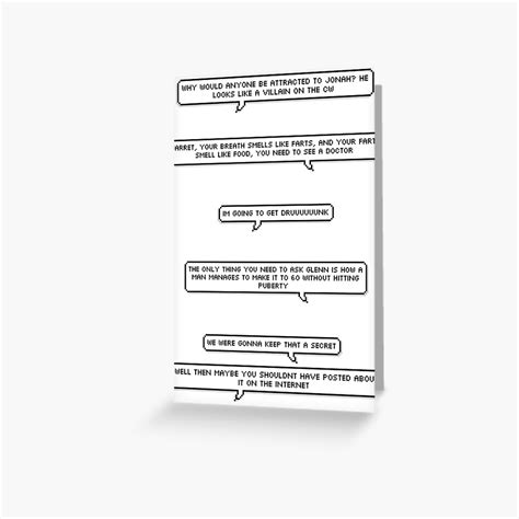 "Superstore funny quotes pack" Greeting Card for Sale by ArtCasualty ...