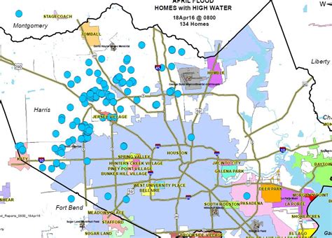 Houston Flooding Map