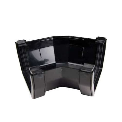 Black Square Guttering 135d Angle 114mm | Speedy Plastics