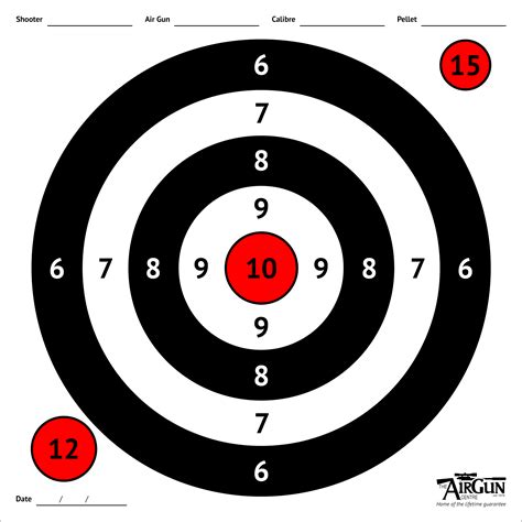 Printable Air Rifle Targets - prntbl.concejomunicipaldechinu.gov.co