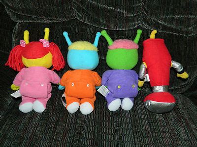 4pc Lot NWOT 2006 Greenstuff My Bedbugs Woozy Toofy Gooby J. Edgar ...