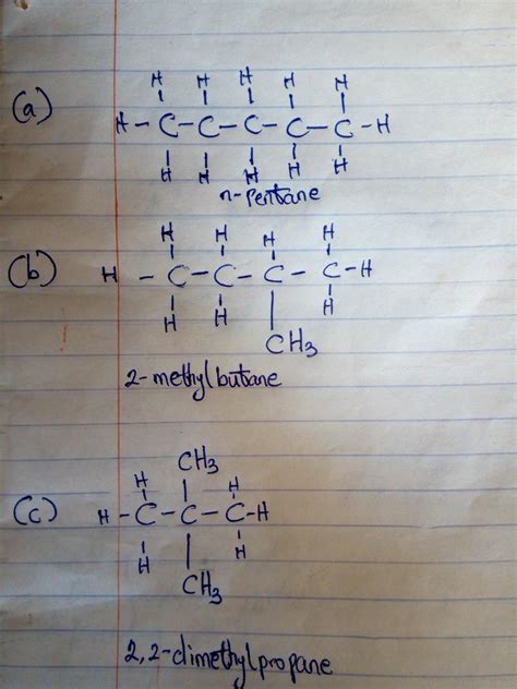 Three Structural Isomers Have The Formula C5H12 Draw The, 58% OFF