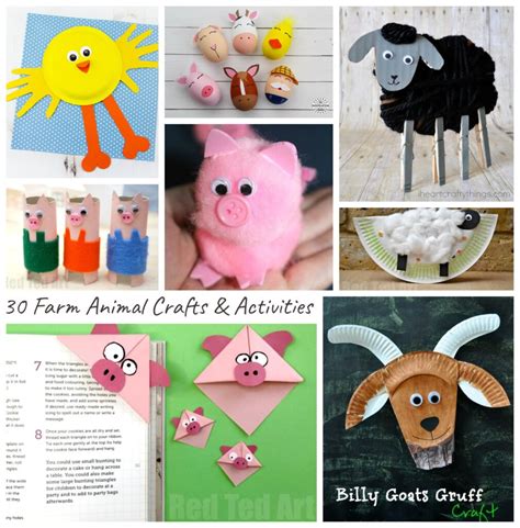 30 Farm Animal Crafts & Activities – The Pinterested Parent