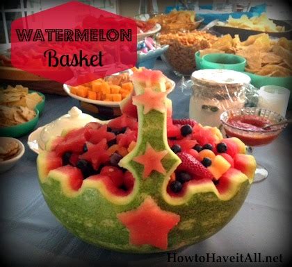 How to Make a Watermelon Basket | How to Have it All